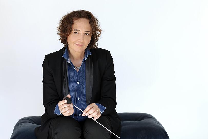 Die französische Dirigentin Natalie Stutzmann.