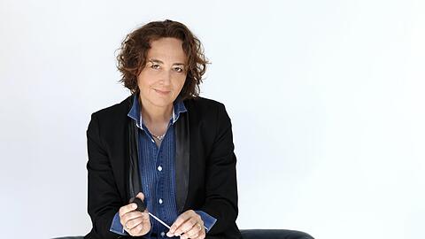 Die französische Dirigentin Natalie Stutzmann.