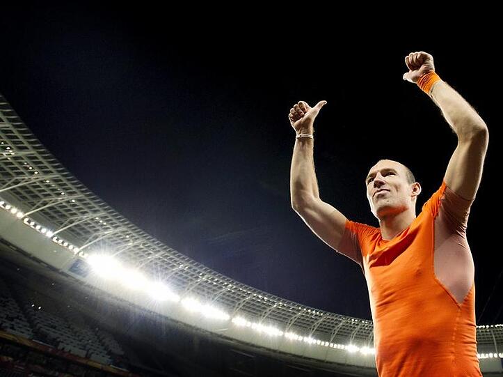 Bayern-Star Arjen Robben spielt wieder für die Niederlande.