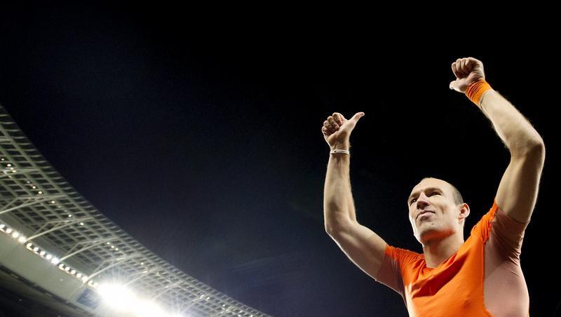Bayern-Star Arjen Robben spielt wieder für die Niederlande. Bayern-Star Arjen Robben spielt wieder für die Niederlande.