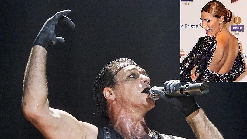 Der Schock-Rocker und die Schöne: Rammstein-Frontmann Till Lindemann und Sophia Thomalla. Der Schock-Rocker und die Schöne: Rammstein-Frontmann Till Lindemann und Sophia Thomalla.