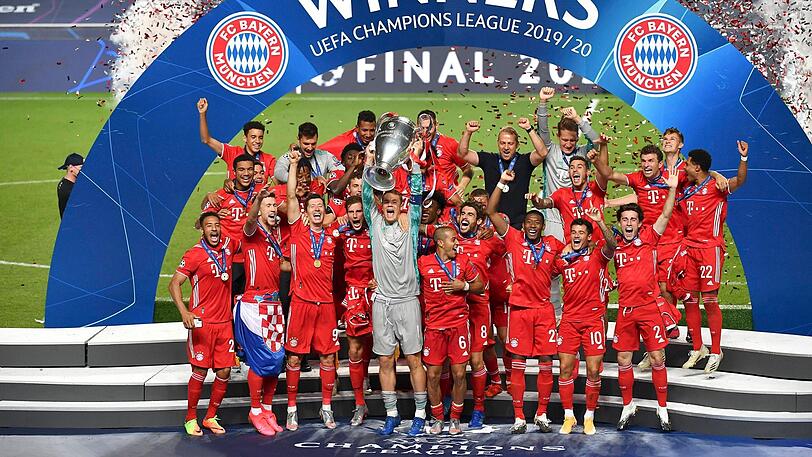 Nach dem 1:0-Erfolg im Finale gegen Paris Saint-Germain sichert sich der FC Bayern München zum sechsten Mal den Erfolg in der Champions League bzw. Europapokal der Landesmeister. Im 23 Mann starken Uefa Top-Kader der Saison 2019/2020 stellen die Münchner gleich neun Spieler. Klicken Sie sich durch die Galerie der nomierten Spieler.