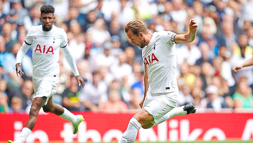 Im Test gegen Donezk mit vier Toren für Tottenham Hotspur: Harry Kane, der Wunschstürmer des FC Bayern.