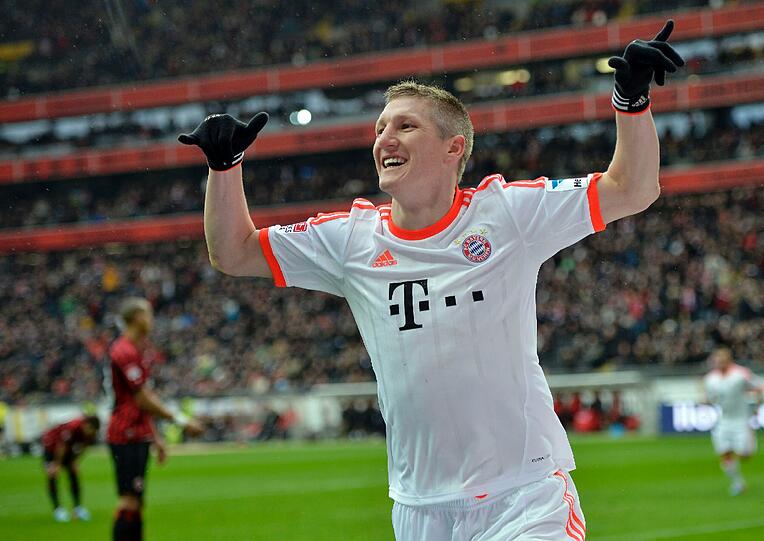 Traf per Hacke zum 1:0: Bastian Schweinsteiger.