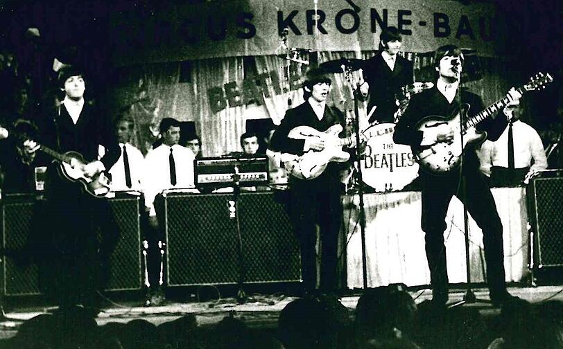 Am 24. Juni 1966 spielen die Beatles im Rahmen der Bravo-Blitztournee im Circus Krone &ndash; eine Karte hat 20 Mark gekostet. Ein Haufen Geld damals.