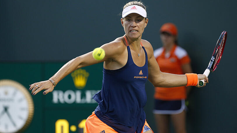 Die Weltranglisten-Erste Angelique Kerber steht im Halbfinale des WTA-Turniers von Monterrey.