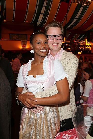 Florian Simbeck mit Ehefrau Stephanie Steward