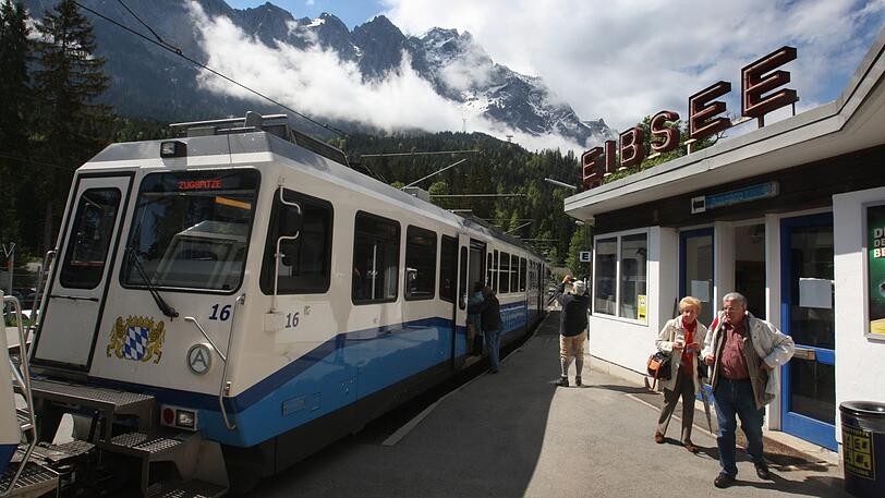 Die Zahnradbahn zur Zugspitze heute.