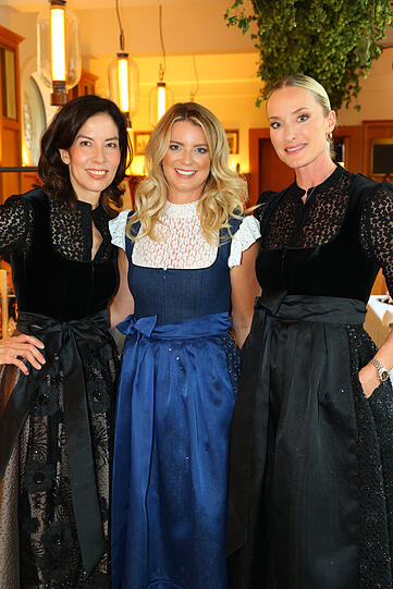 Dr. Caroline Kim, Franziska Kohlpaintner und Petra Winter