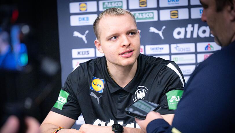 Keine Angst vor D&auml;nemark: Handball-Nationalspieler Justus Fischer glaubt an einen deutschen Sieg.