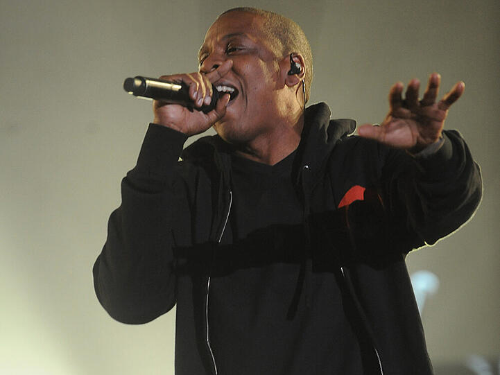 Jay Z bei einem Auftritt in New York