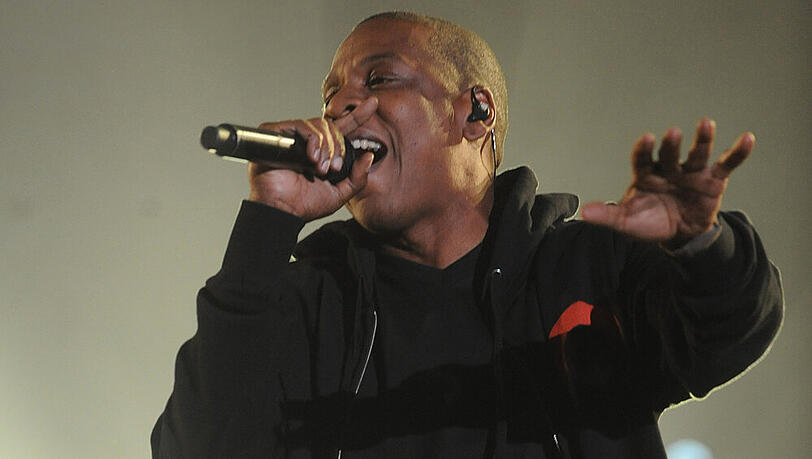 Jay Z bei einem Auftritt in New York Jay Z bei einem Auftritt in New York
