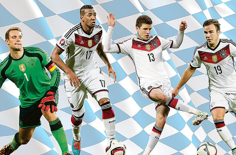 Mit Manuel Neuer, Jérôme Boateng, Thomas Müller und Mario Götze stehen im aktuellen Kader der deutschen Nationalmannschaft nur noch vier Spieler des FC Bayern.
