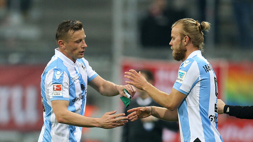 Der Löwen-Sturm stockt. Daran nicht unwesentlich beteilgt: Die Angreifer Ivica Olic (l.) und Christian Gytkjaer.