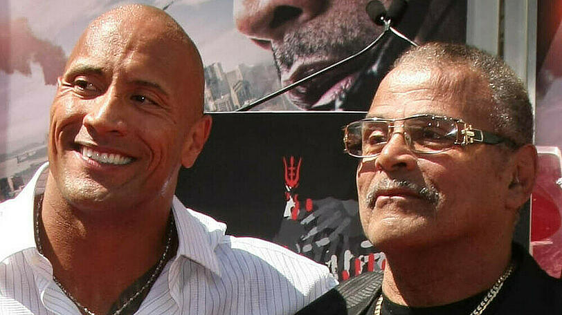 Dwayne und Rocky Johnson gemeinsam in Los Angeles