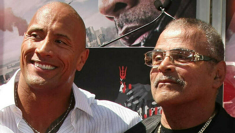 Dwayne und Rocky Johnson gemeinsam in Los Angeles Dwayne und Rocky Johnson gemeinsam in Los Angeles