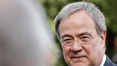 CDU/CSU-Kanzlerkandidat und Ministerpräsident von Nordrhein-Westfalen, Armin Laschet.