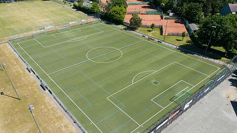 Das Spielfeld des SV Viktoria Preußen e.V. im Frankfurter Stadtteil Eckenheim: Hier kam es zu Gewalt.