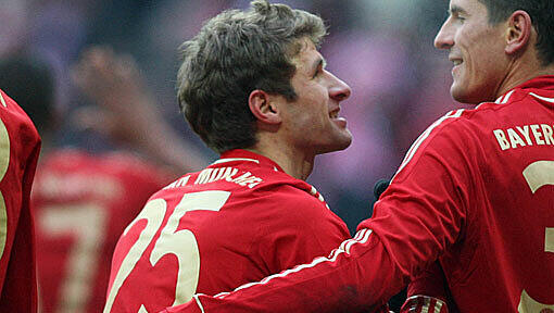 Dass er einmal von den Bayern weggeht, will Thomas Müller (22) nicht ausschließen. Das schreibt die "Sport-Bild" am Mittwoch. (Archivbild) Dass er einmal von den Bayern weggeht, will Thomas Müller (22) nicht ausschließen. Das schreibt die "Sport-Bild" am Mittwoch. (Archivbild)