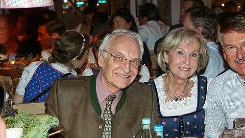 Edmund Stoiber mit Ehefrau Karin
