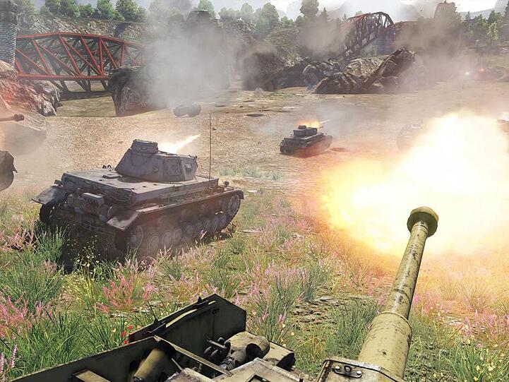 Nicht nur zu Land, auch in der Luft finden die Online-Kämpfe bei "War Thunder" statt
