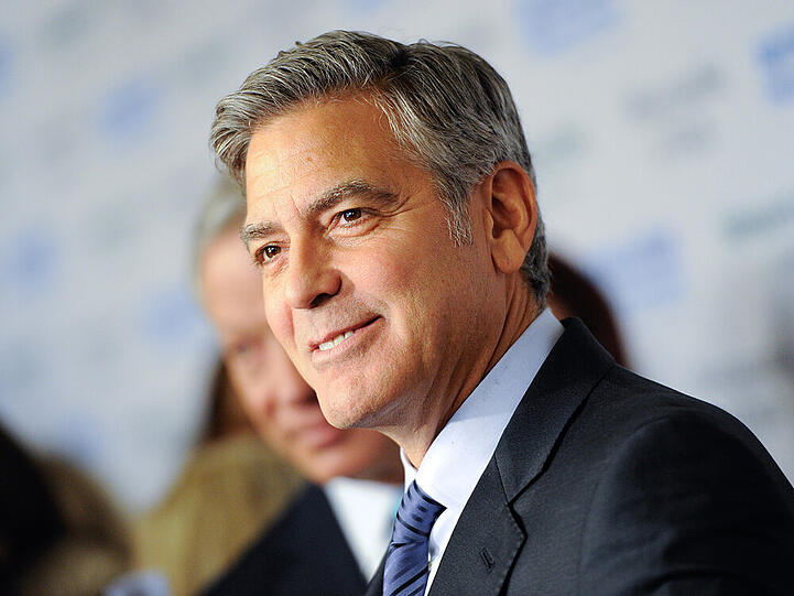 Kein Botox von Nöten: George Clooney
