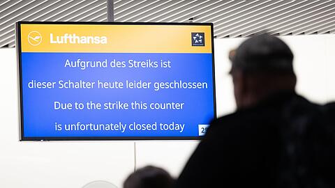 Bald wieder Streik? Die Lufthansa befindet sich gleich in mehreren Tarifkonflikten.