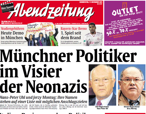 Jahres-Rückblick: Rückblick: Das Jahr 2011 in AZ-Schlagzeilen - München - Abendzeitung München