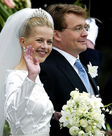 Im April 2004 heiratet Prinz Friso seine Frau Mabel in der Oude Kerk im niederländischen Delft.