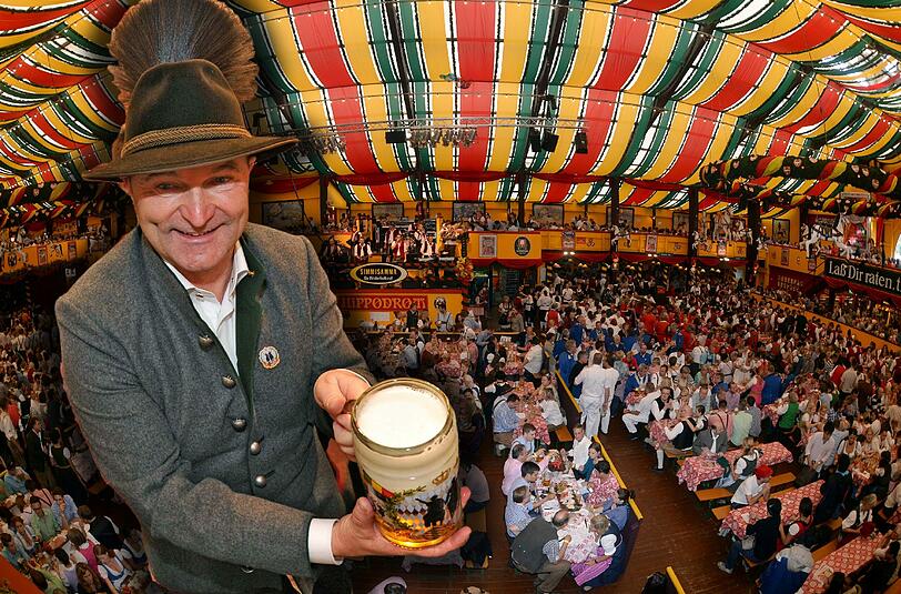 Unermüdlich: Wirt Sepp Krätz.