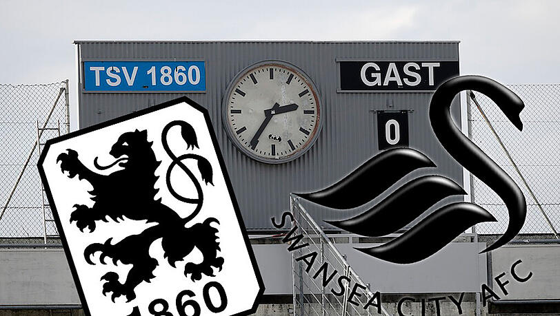 Die berühmte Anzeigetafel im Grünwalder Stadion. Am Samstag wird dort der Spielstand zwischen den Löwen und Swansea City angezeigt. Die berühmte Anzeigetafel im Grünwalder Stadion. Am Samstag wird dort der Spielstand zwischen den Löwen und Swansea City angezeigt.