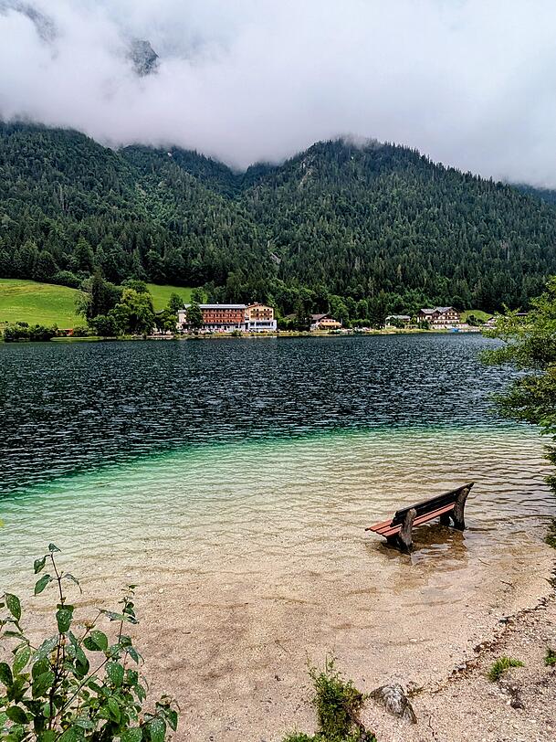 Der Hintersee an einem Juli-Tag 2025. Der Hintersee an einem Juli-Tag 2025.