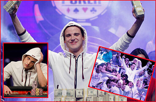 Erschöpft, überglücklich - und ab jetzt stinkreich: Pius Heinz gewinnt in Las Vegas die World Series of Poker - und damit fast neun Millionen Dollar!