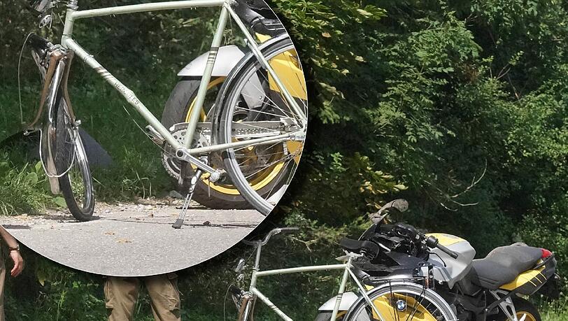 Unfall zwischen Neuried und Planegg: Ein Motorradfahrer hat einen Radler erwischt. Der Fahrradfahrer starb noch am Unfallort. Die Bilder. Unfall zwischen Neuried und Planegg: Ein Motorradfahrer hat einen Radler erwischt. Der Fahrradfahrer starb noch am Unfallort. Die Bilder.