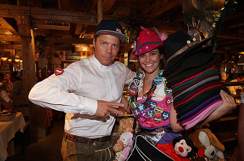 Travis Rice auf der Wiesn.