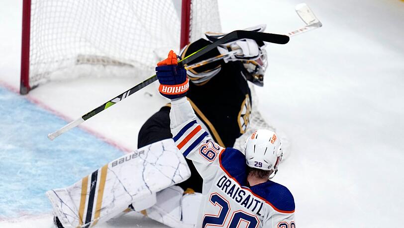 Leon Draisaitl schoss die Edmonton Oilers in Boston zum Sieg.