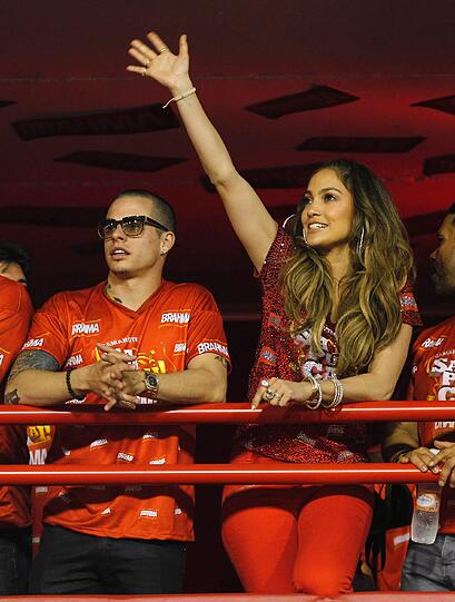 Samba in Rio 2012: Die Bilder vom Zuckerhut. Mit Fergie und Jennifer Lopez
