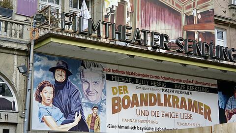 Plakat für den "Boandlkramer" am Filmtheater Sendlinger Tor.