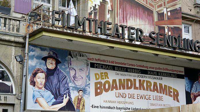 Plakat für den "Boandlkramer" am Filmtheater Sendlinger Tor.