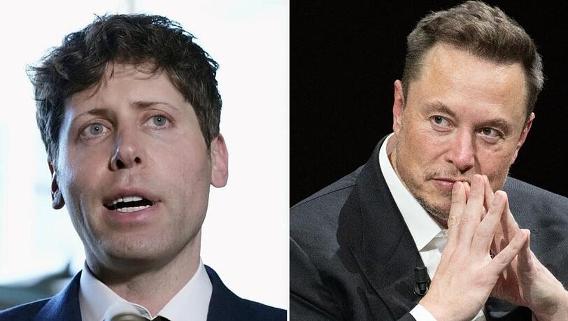 Sam Altman (links) und Elon Musk (rechts) gehören zu den wichtigsten Figuren in der KI-Entwicklung. Sam Altman (links) und Elon Musk (rechts) gehören zu den wichtigsten Figuren in der KI-Entwicklung.