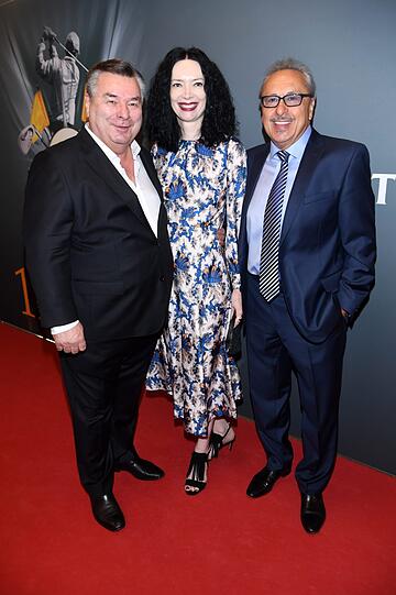 Waldemar Hartmann und Ehefrau Petra mit Wolfgang Stumph