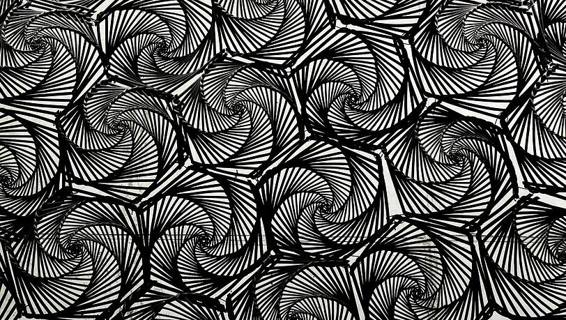 Detail aus einem Raumteiler von Monika Nickel-Stein. Detail aus einem Raumteiler von Monika Nickel-Stein.