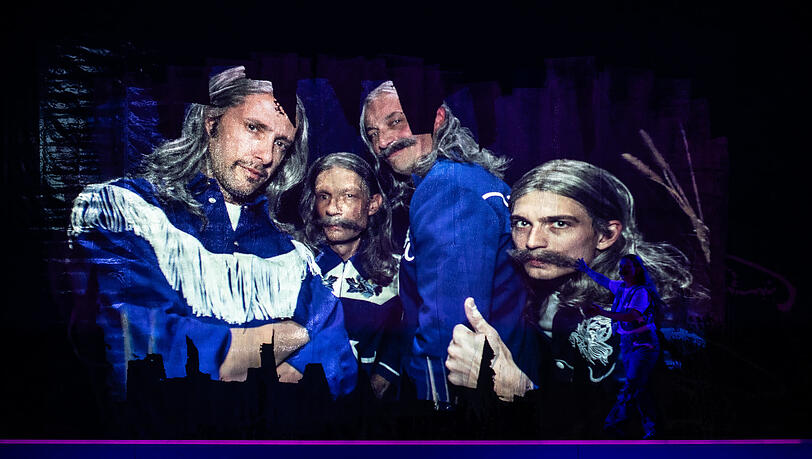 Nicola Mastroberardino, Steffen Höld, Steven Scharf und Vincent zur Linden Nicola Mastroberardino, Steffen Höld, Steven Scharf und Vincent zur Linden
