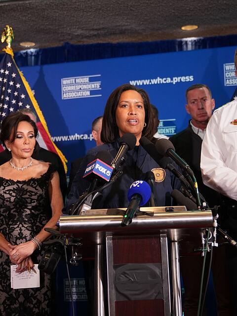 Die Sicherheitsbeh&ouml;rden nahmen in einer Pressekonferenz Stellung zu dem Vorfall.