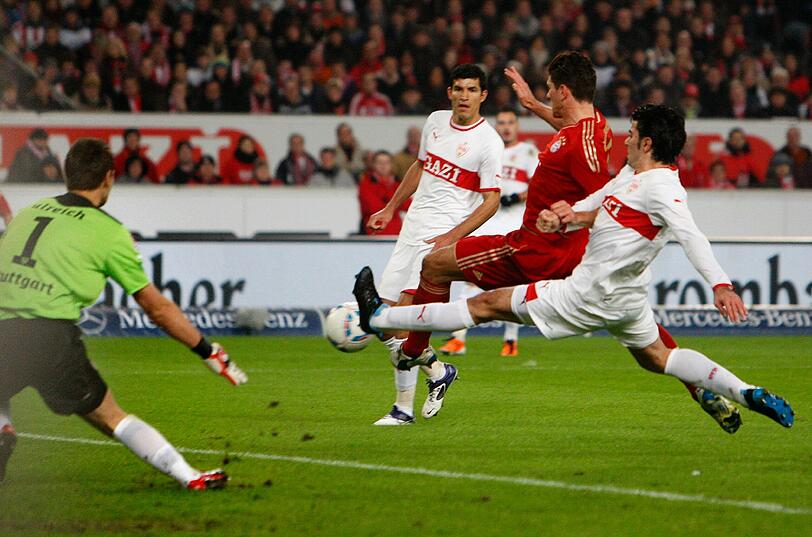 Stuttgart gegen Bayern - die Bilder vom Spiel.