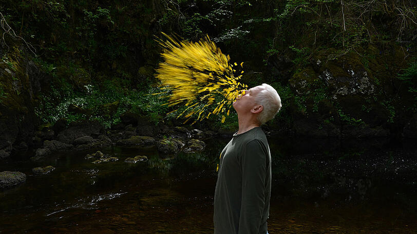 Natürlich ist die Kunst von Andy Goldsworthy romantisch, aber eben nicht sentimental.