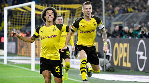 Trifft gegen den FC Bayern: BVB-Star Marco Reus (re.).
