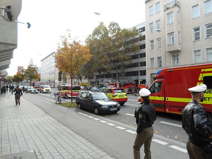 Die Marsstraße ist zwischen Seidlstraße und Dachauerstraße gesperrt.
