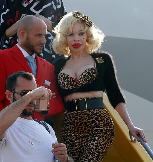 Ein Hingucker: Amanda Lepore, Ikone der Transsexuellen.