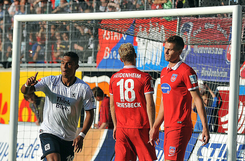 Für Okotie war der Treffer gegen Heidenheim bereits das dritte Tor im dritten Spiel...
